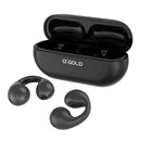 Fone de Ouvido Preto Bluetooth Condução Óssea A’Gold FN-BT33 Open-Ear OWS Sem Fio