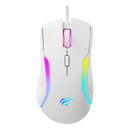 Mouse Gamer Havit Hv Ms1033 Rgb 8000 Dpi 9 Botões Branco